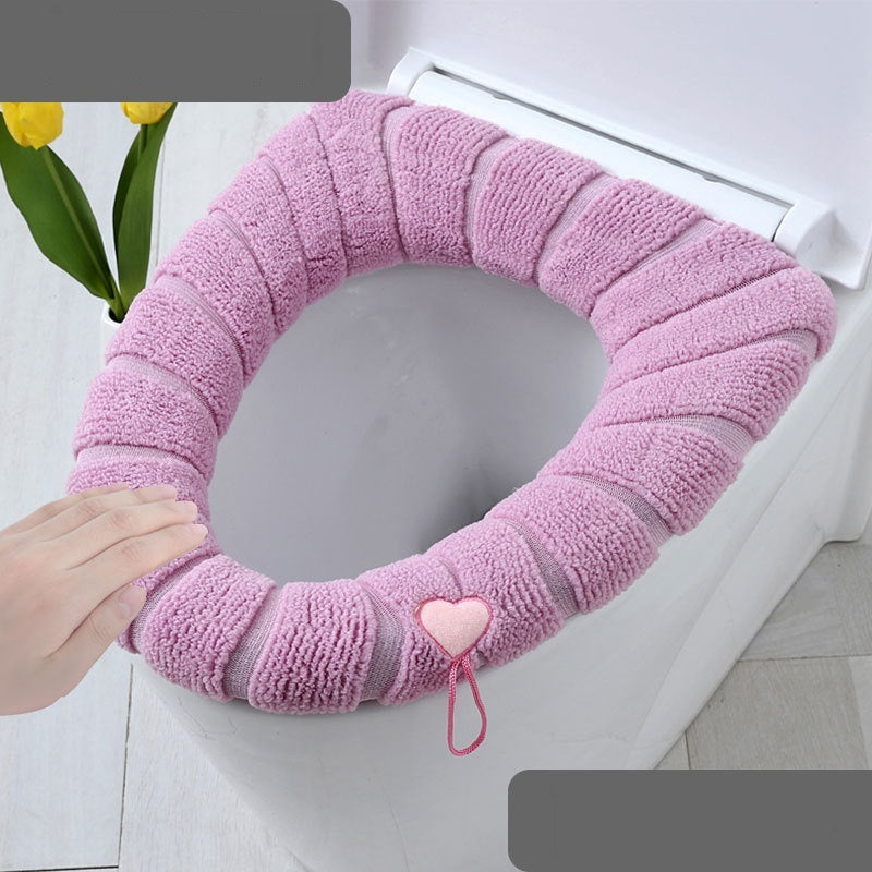 Thickened Handle Toilet Seat Cover Toilet Seat Cushion Household