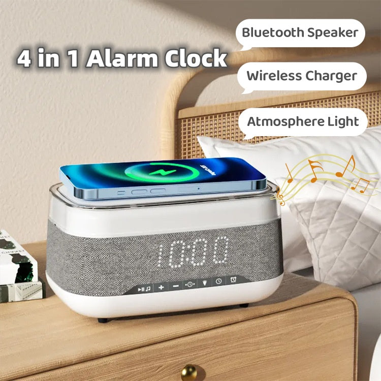 Multifunctional Alarm Clock Bluetooth Speaker