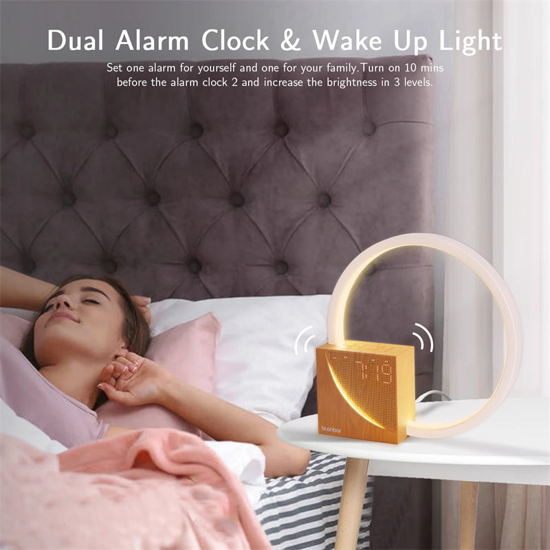 Touch Bedside Lamp Alarm Clock