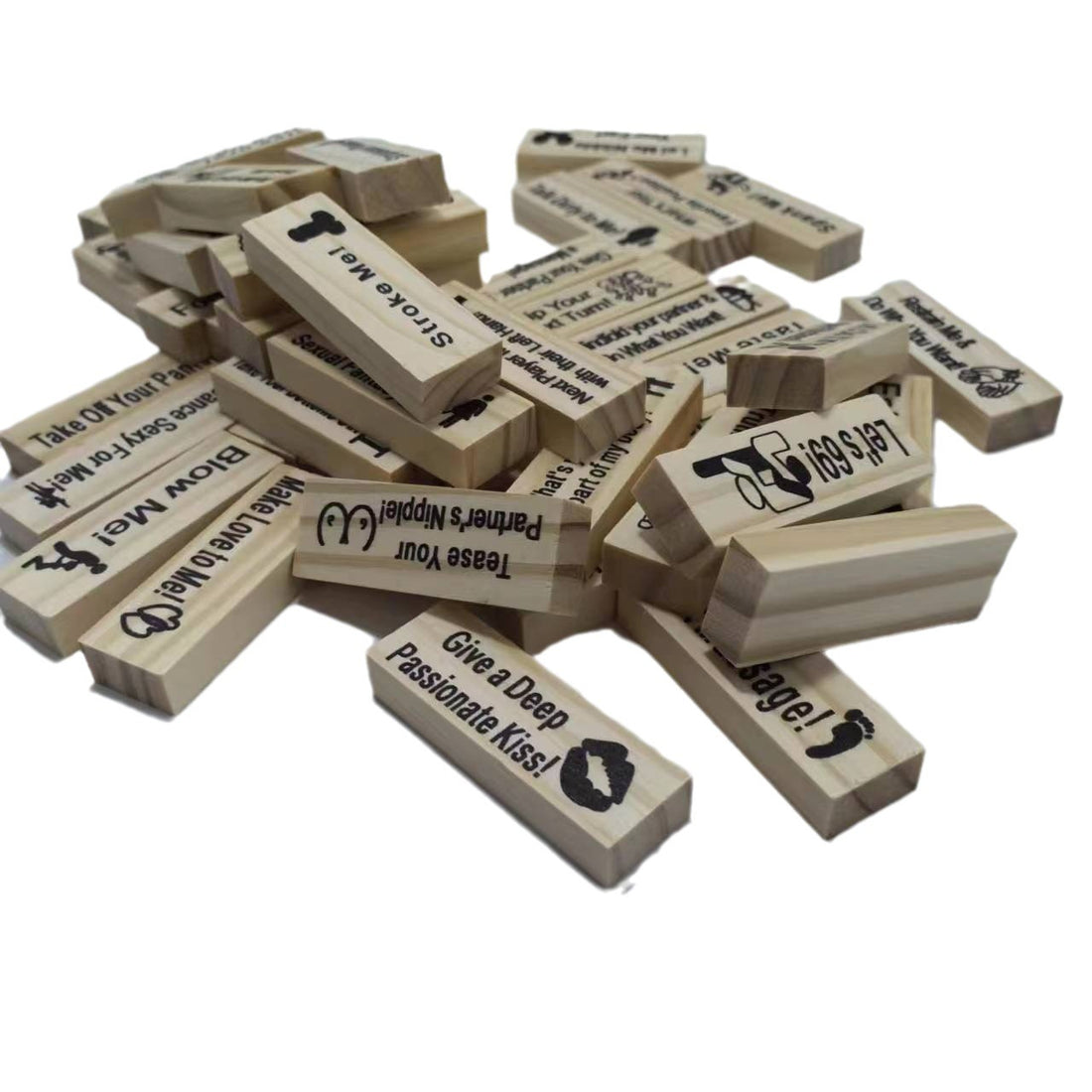 Couple Game Night Intimacy Block Tower