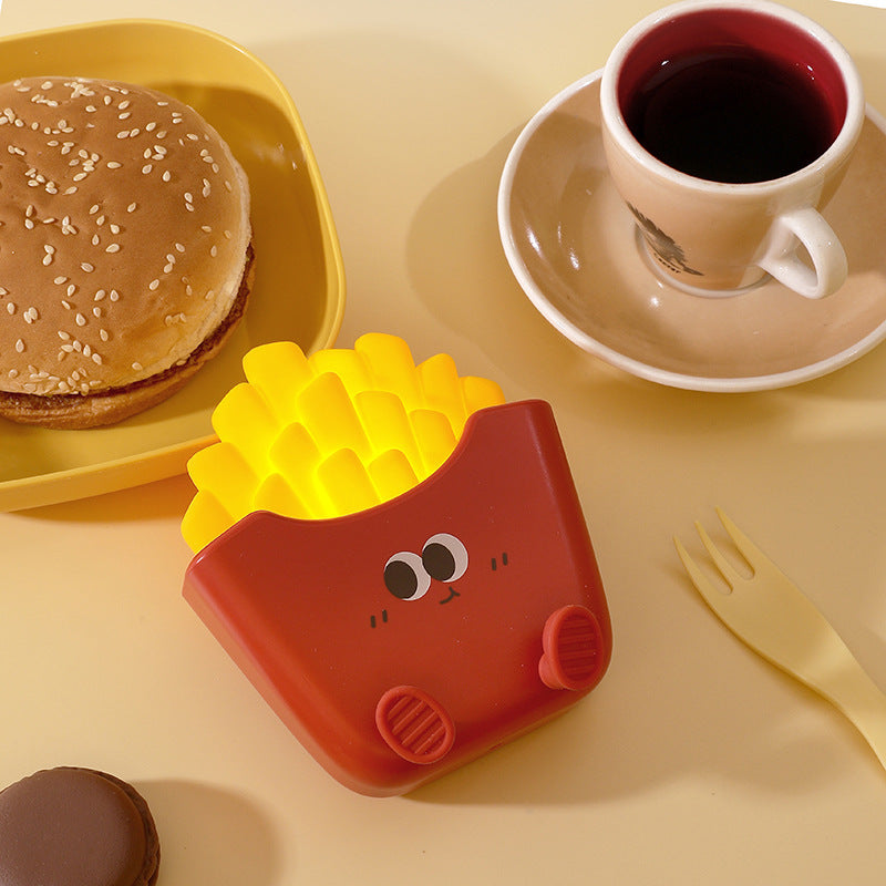 Creative French Fries Rechargeable Night Light Decor