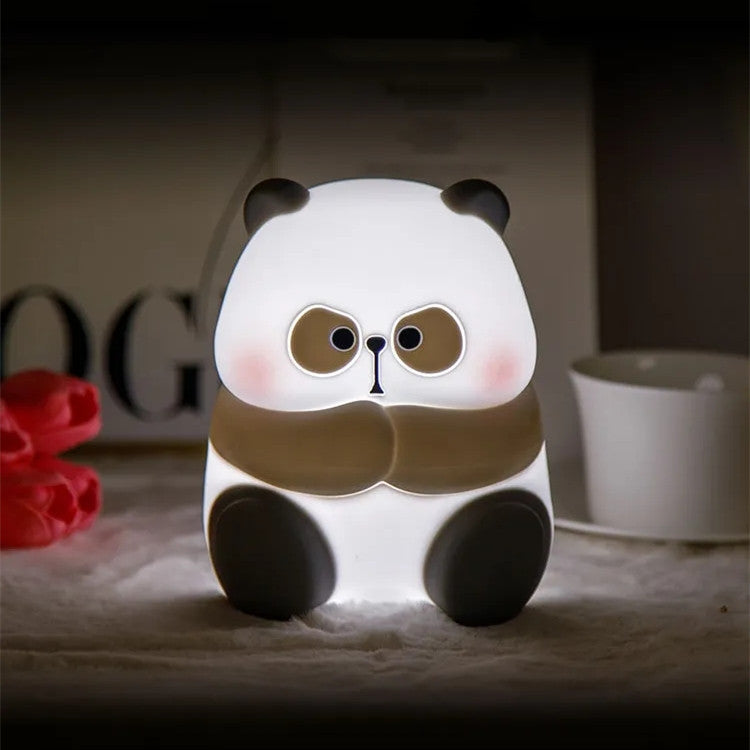 Creative Panda Lamp Silicone Night Light Decor