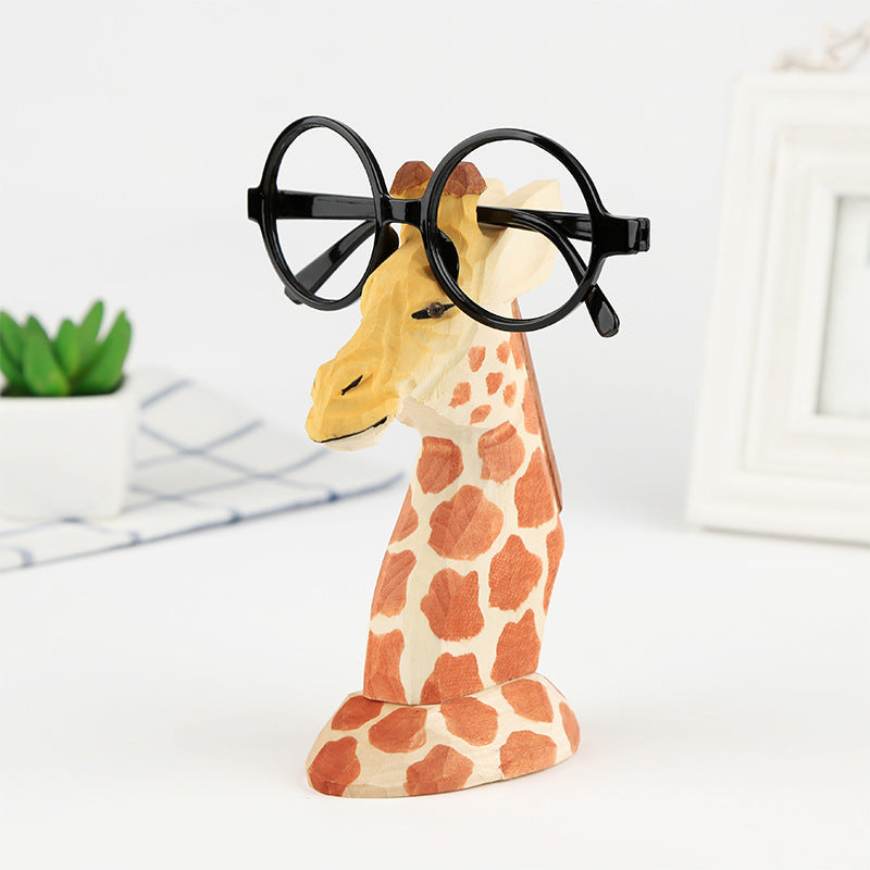 Wooden Animal Glasses Frame Retro